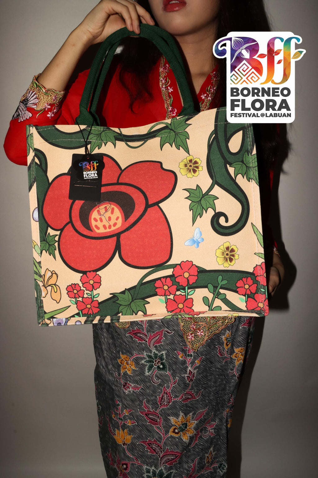 BFF Exclusive Jute Bag Rafflesia Blooms Edition 43