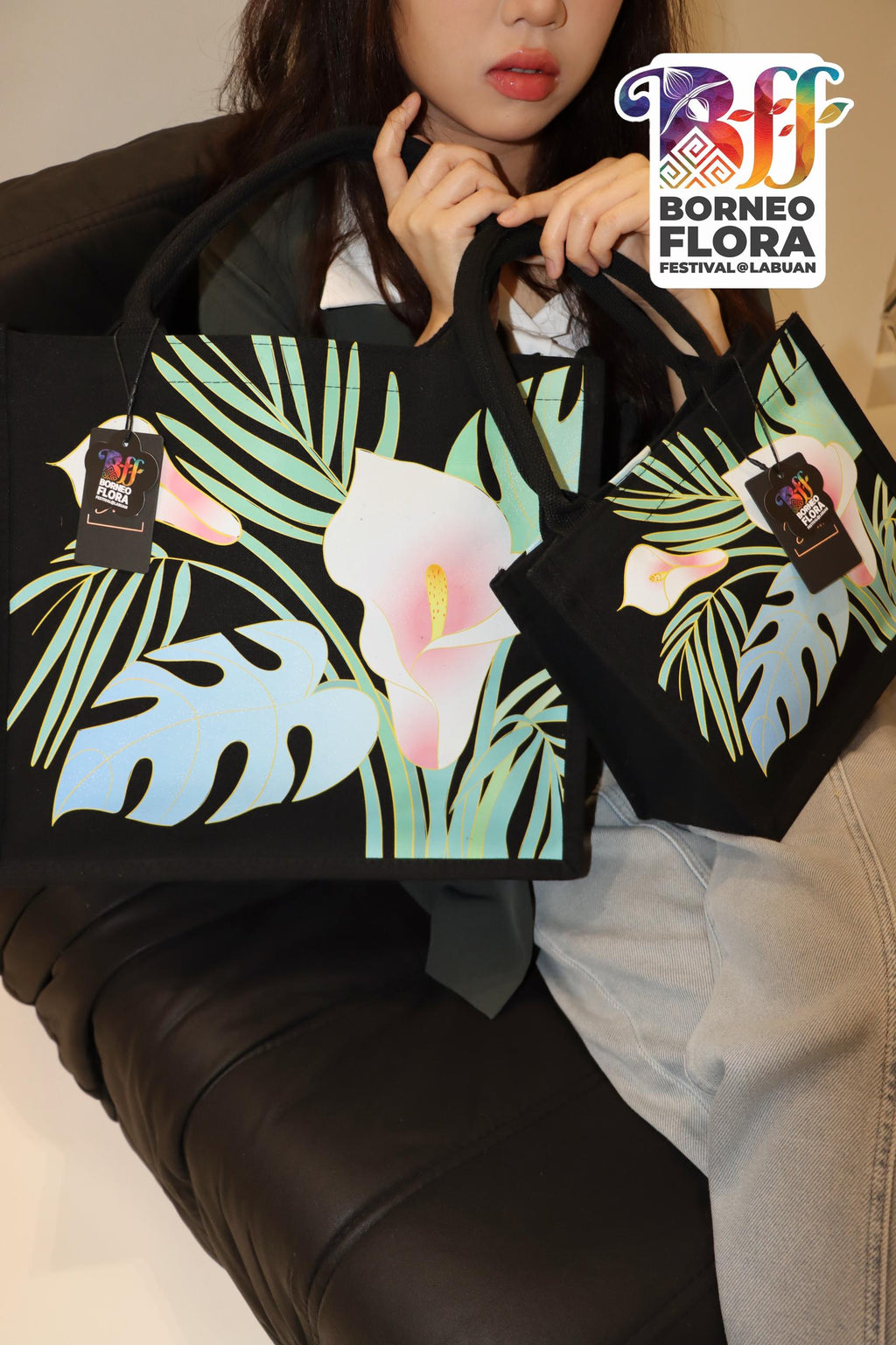 BFF Exclusive Jute Bag Pearl Lily Edition 44